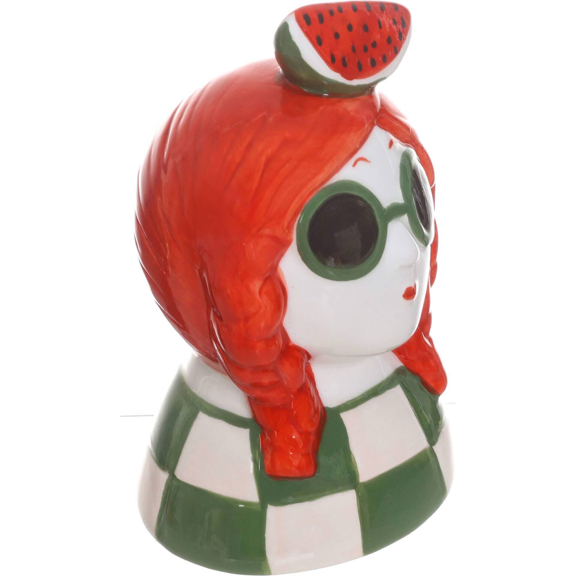 Mulher Cer&acirc;mica com Melancia Kasa