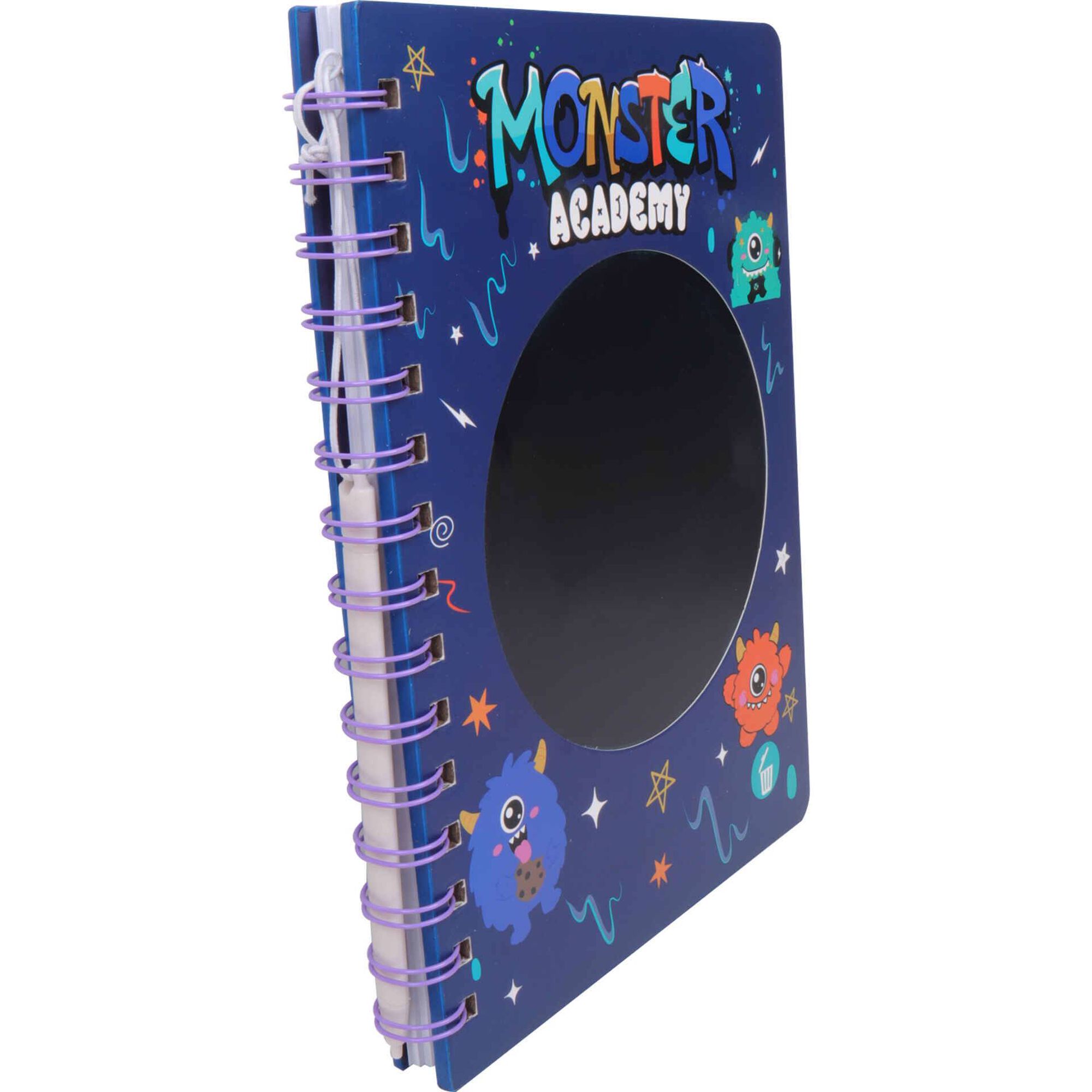 Caderno Espiral A5 LCD Tablet Pautado Monster Note!