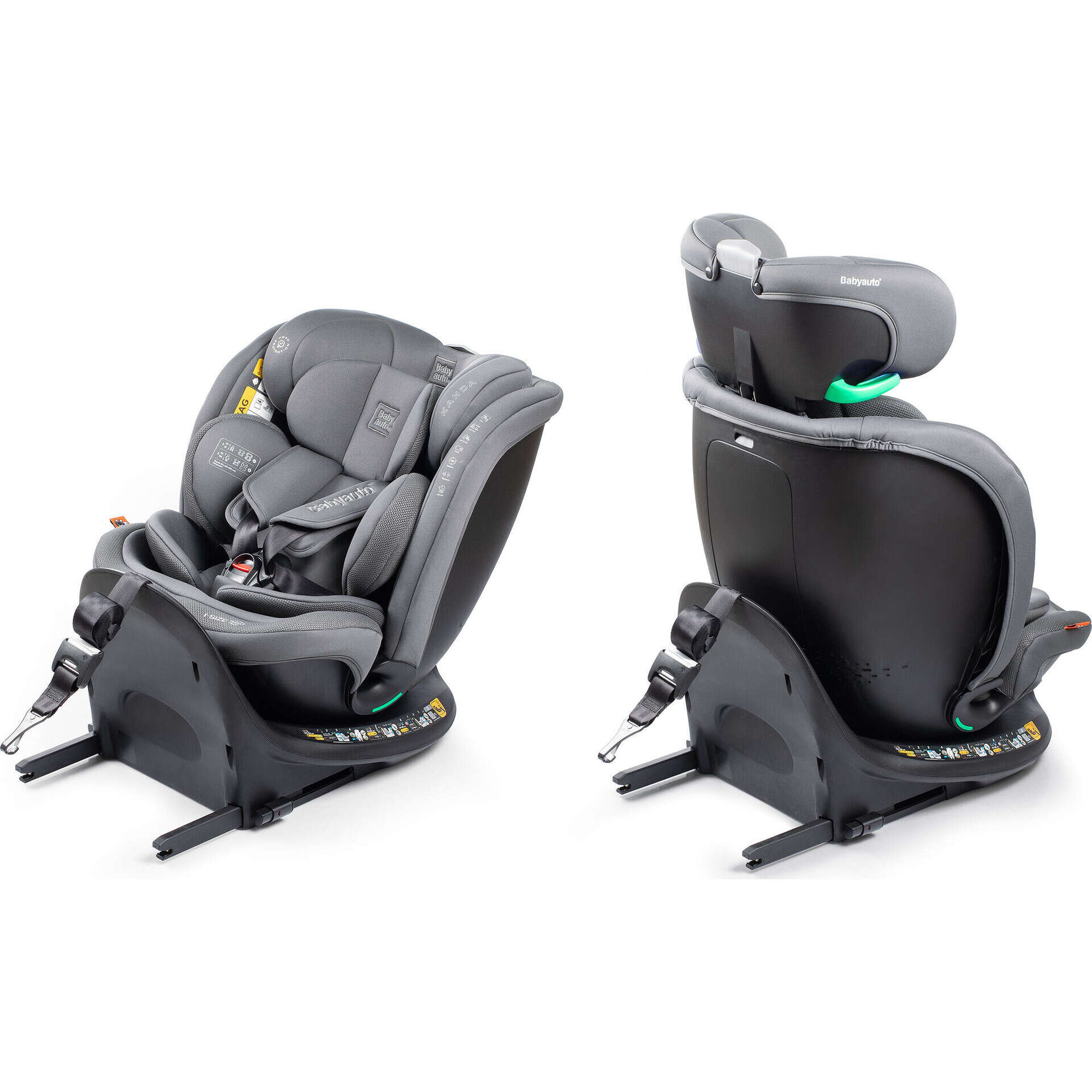 Cadeira Auto I-Size 40-150 Kanda Cinza Babyauto