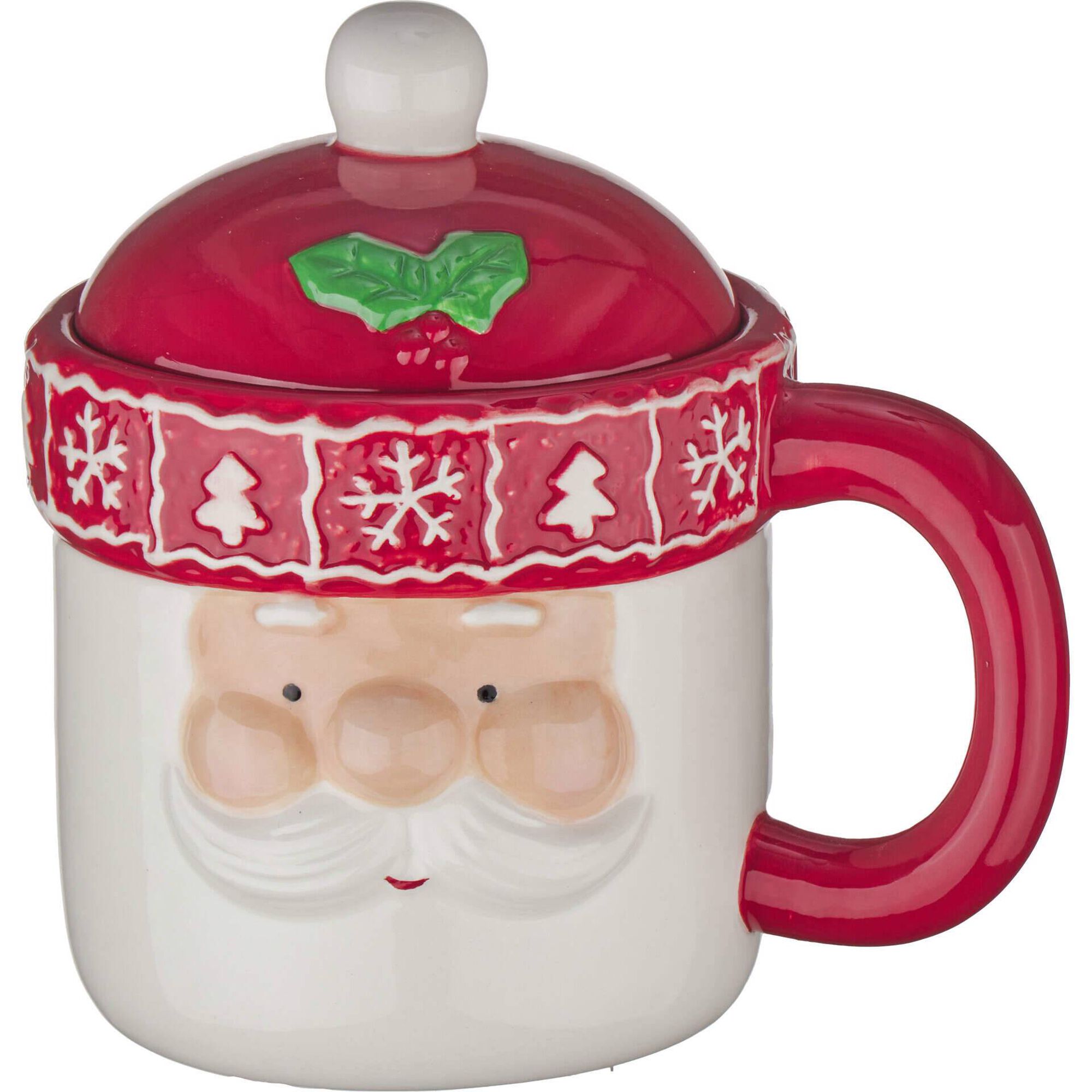 Caneca Pai Natal com Tampa