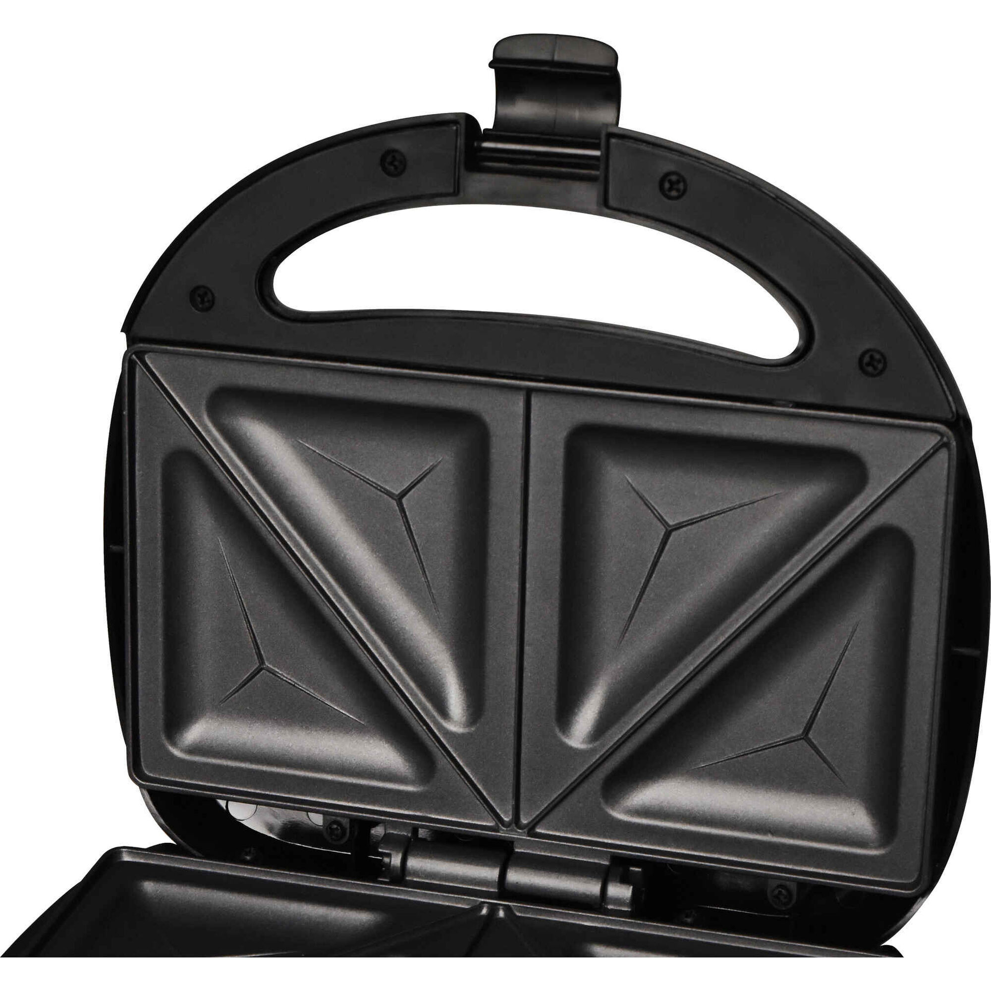 Sandwicheira Antiaderente Preta 750W Bazar&atilde;o