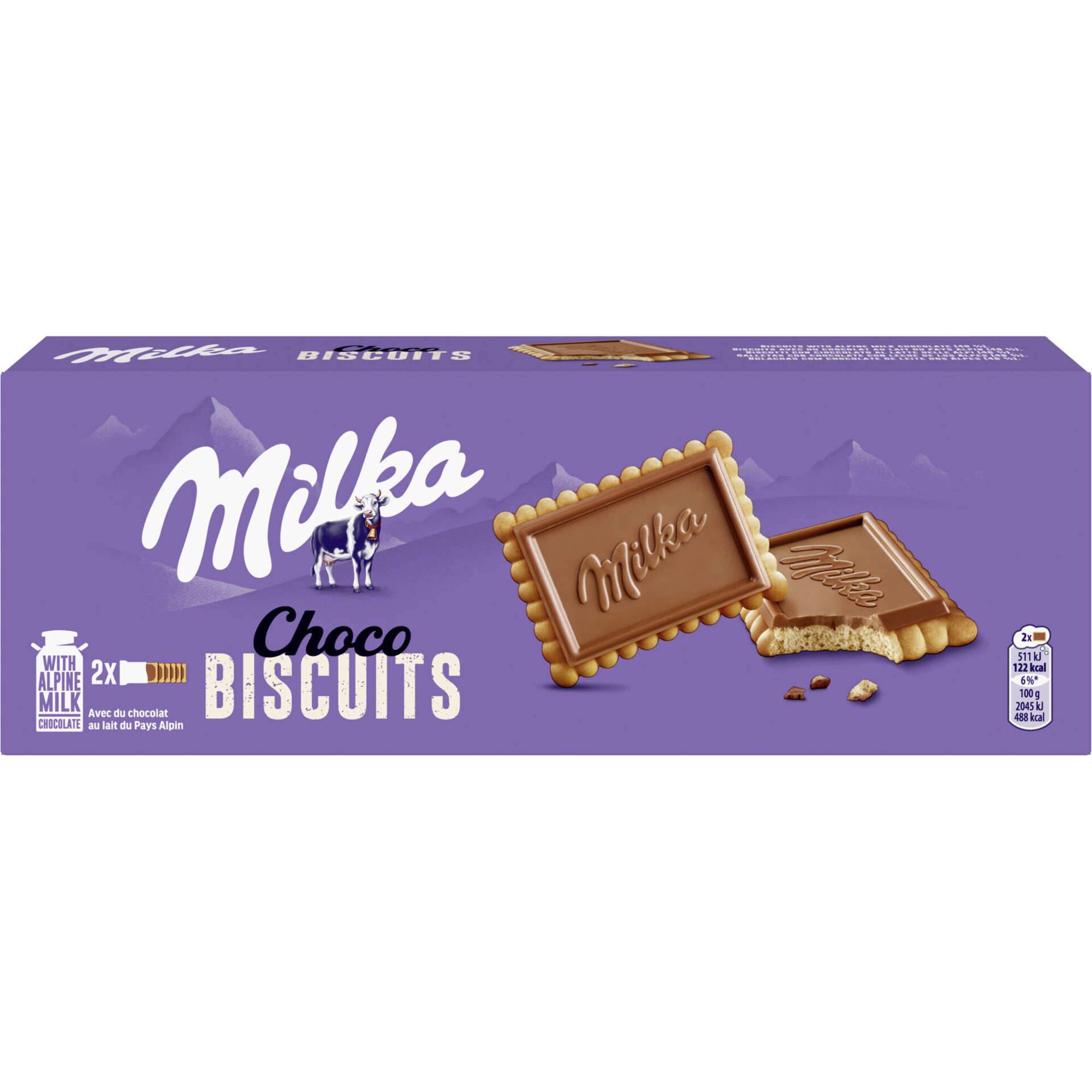 Bolachas Choco Biscuit Chocolate de Leite