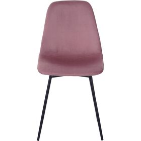 Cadeira Estofada Rosa Velvet Kasa