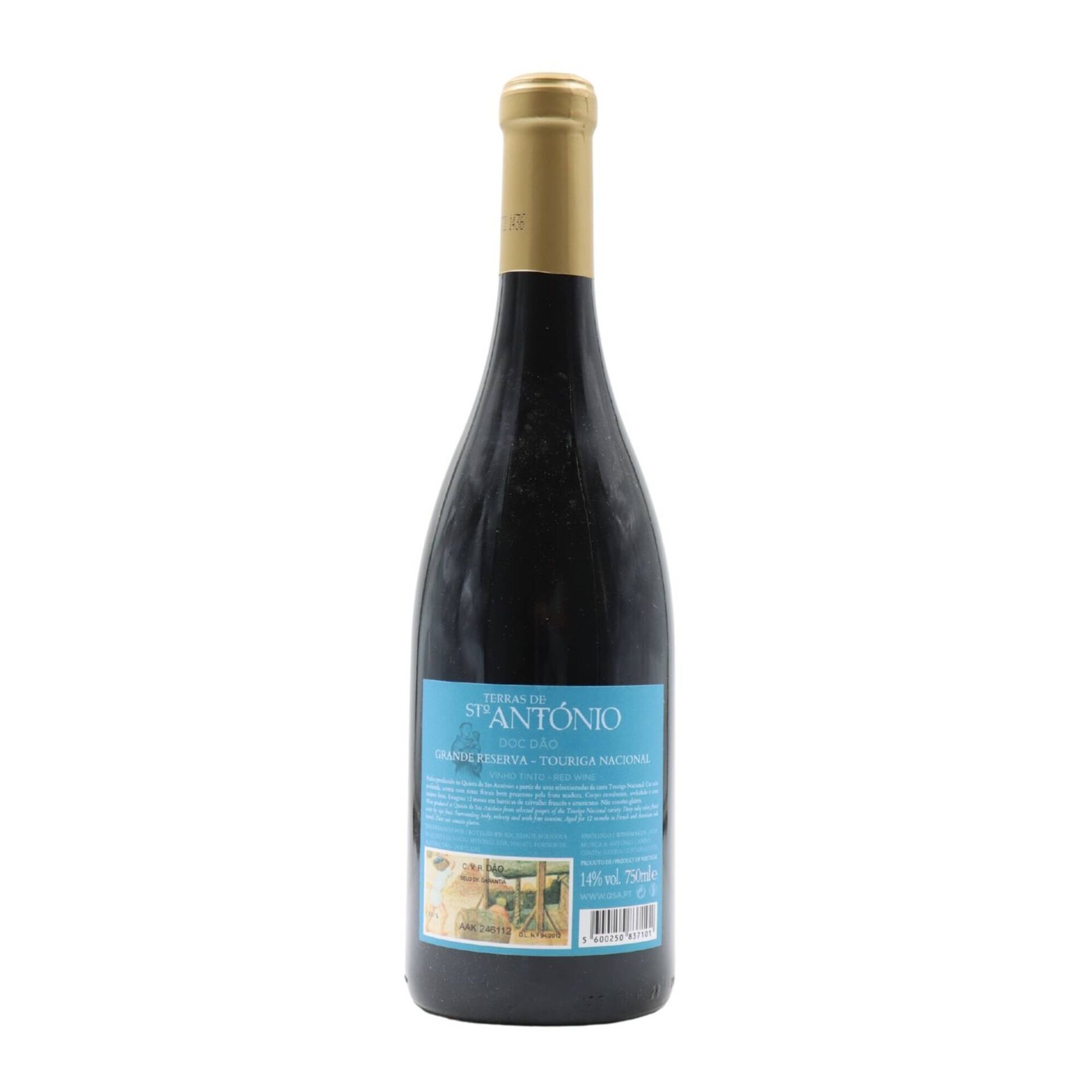 Terras De Santo Ant&oacute;nio Touriga Nacional Grande Reserva D&atilde;o Vinho Tinto