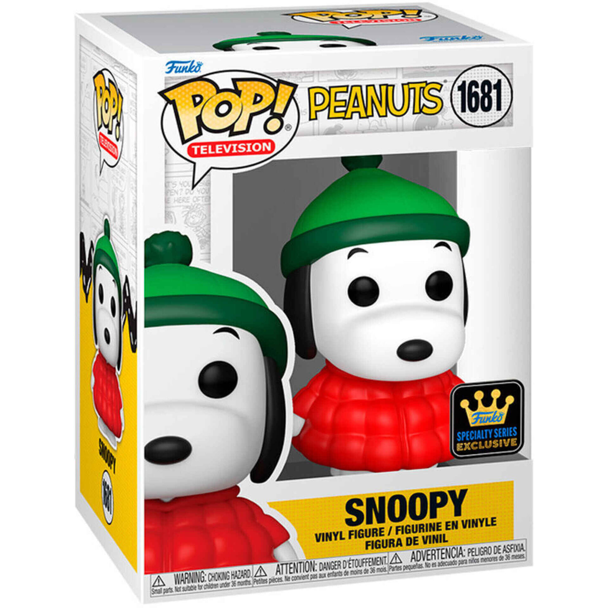 Figura Peanuts - Snoopy in Coat with Charlie Brown
