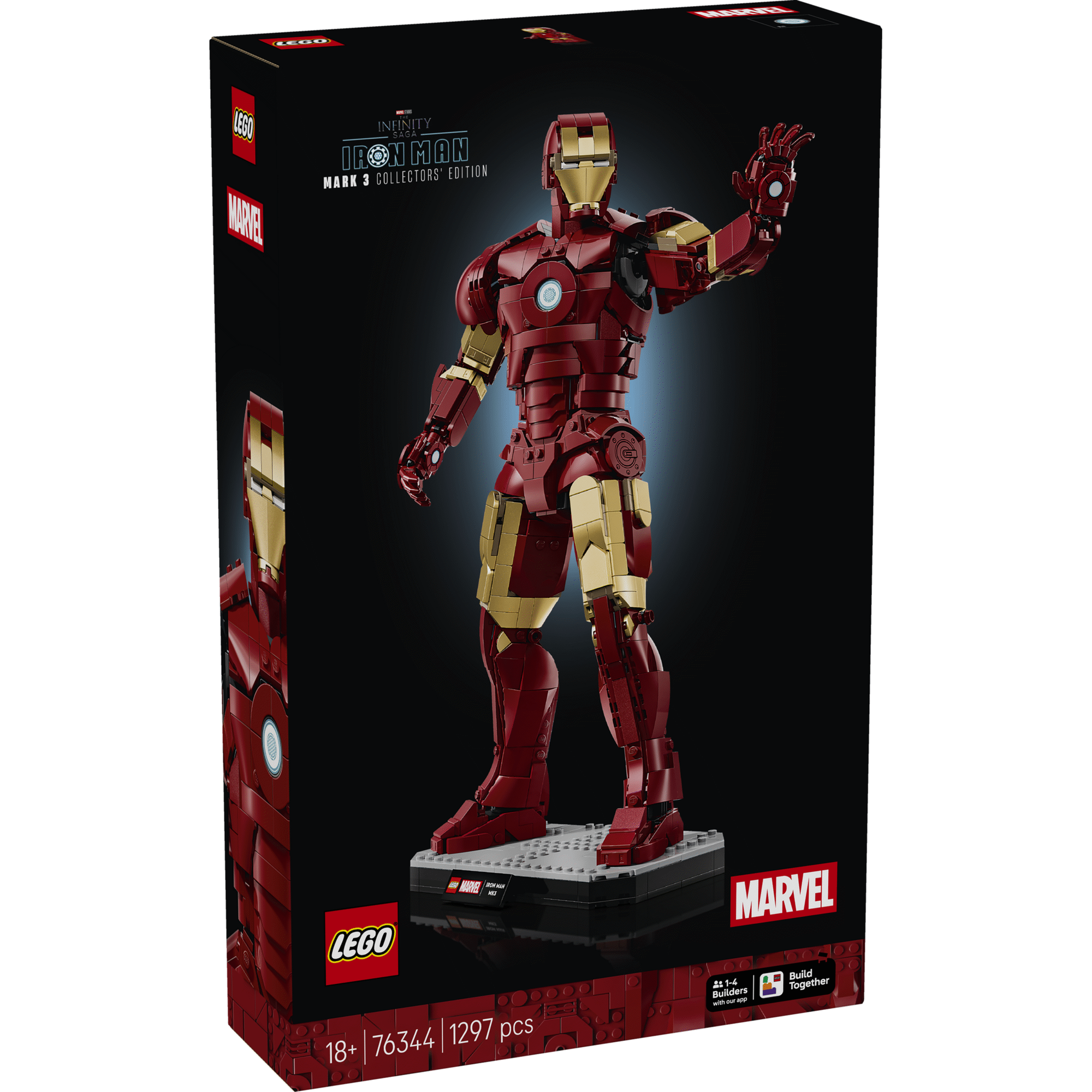 LEGO Marvel - Iron Man Mark 3 &ndash; Edi&ccedil;&atilde;o de Colecionador - 76344