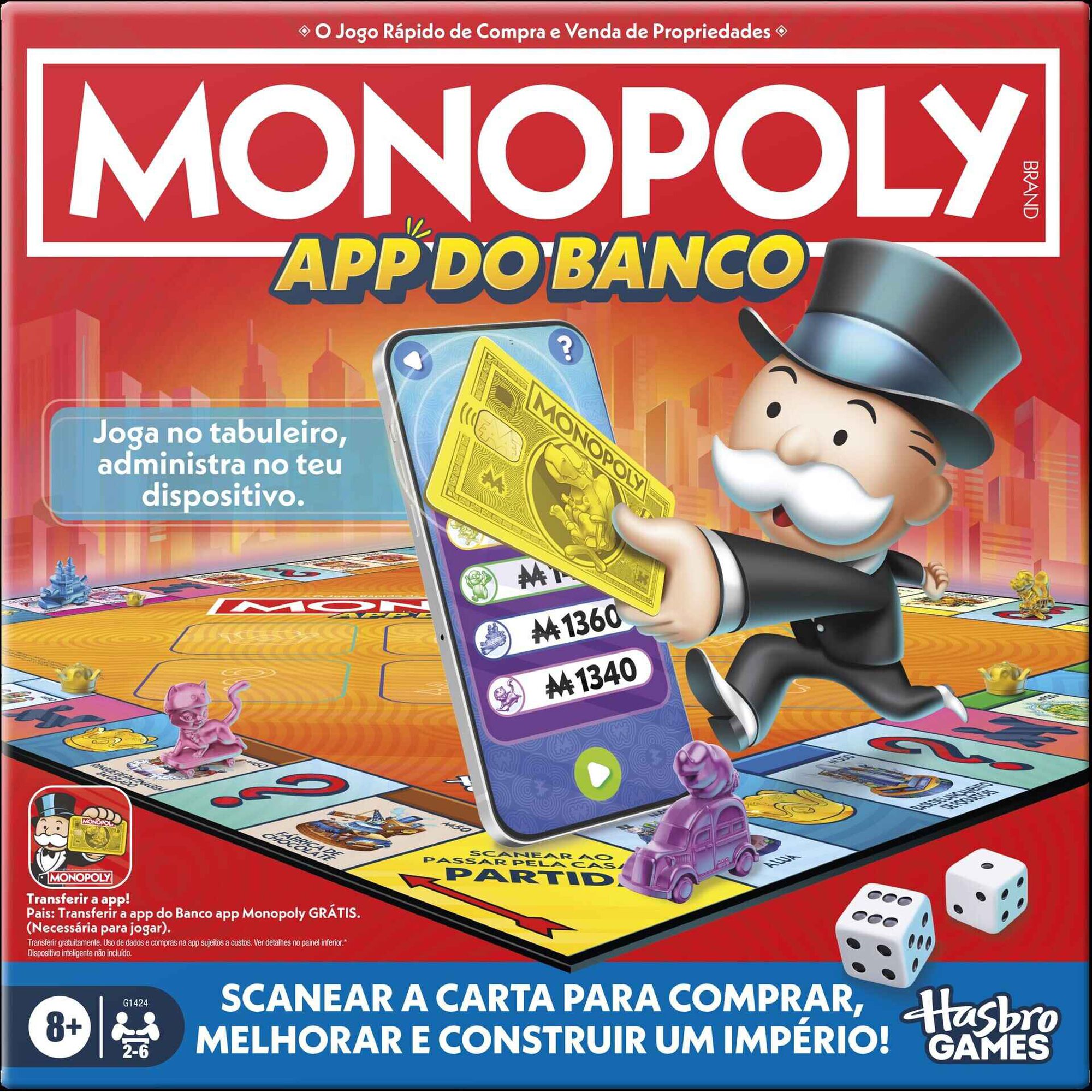 Jogo de Tabuleiro Monopólio Feature Banking