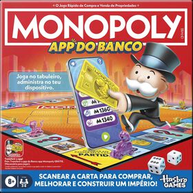 Jogo de Tabuleiro Monopólio Feature Banking Jogo de Tabuleiro Monopólio Feature Banking