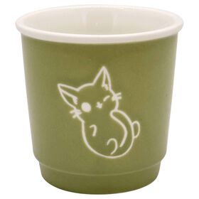 Copo Caf&eacute; 90ml Gato Verde Kasa