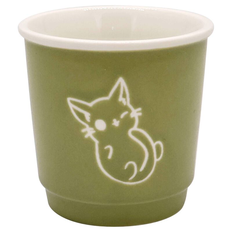 Copo Café 90ml Gato Verde Kasa
