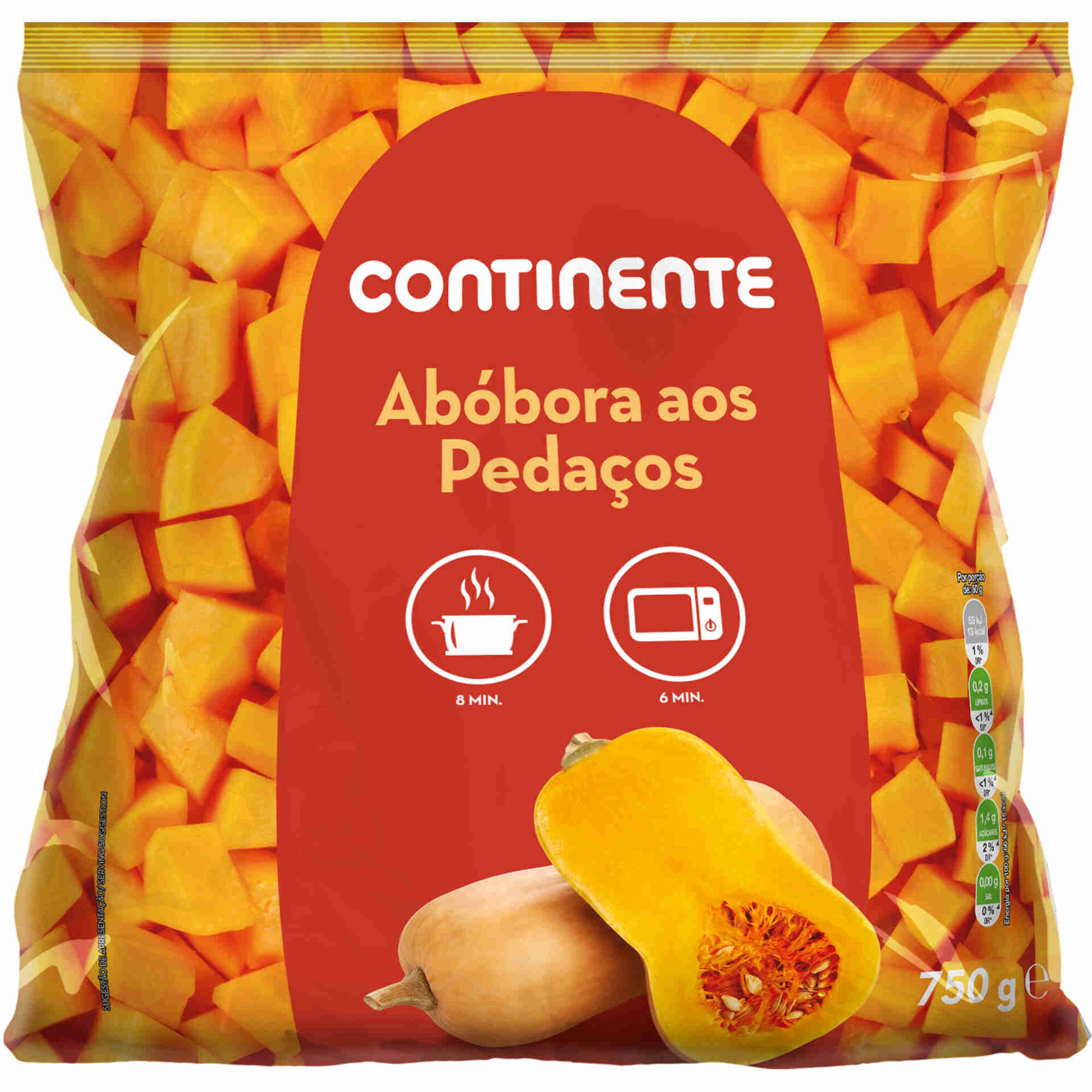 Abóbora aos Pedaços