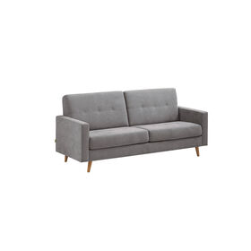 Sofá 3 Lugares Cinza Vidal Sofá 3 Lugares Cinza Vidal