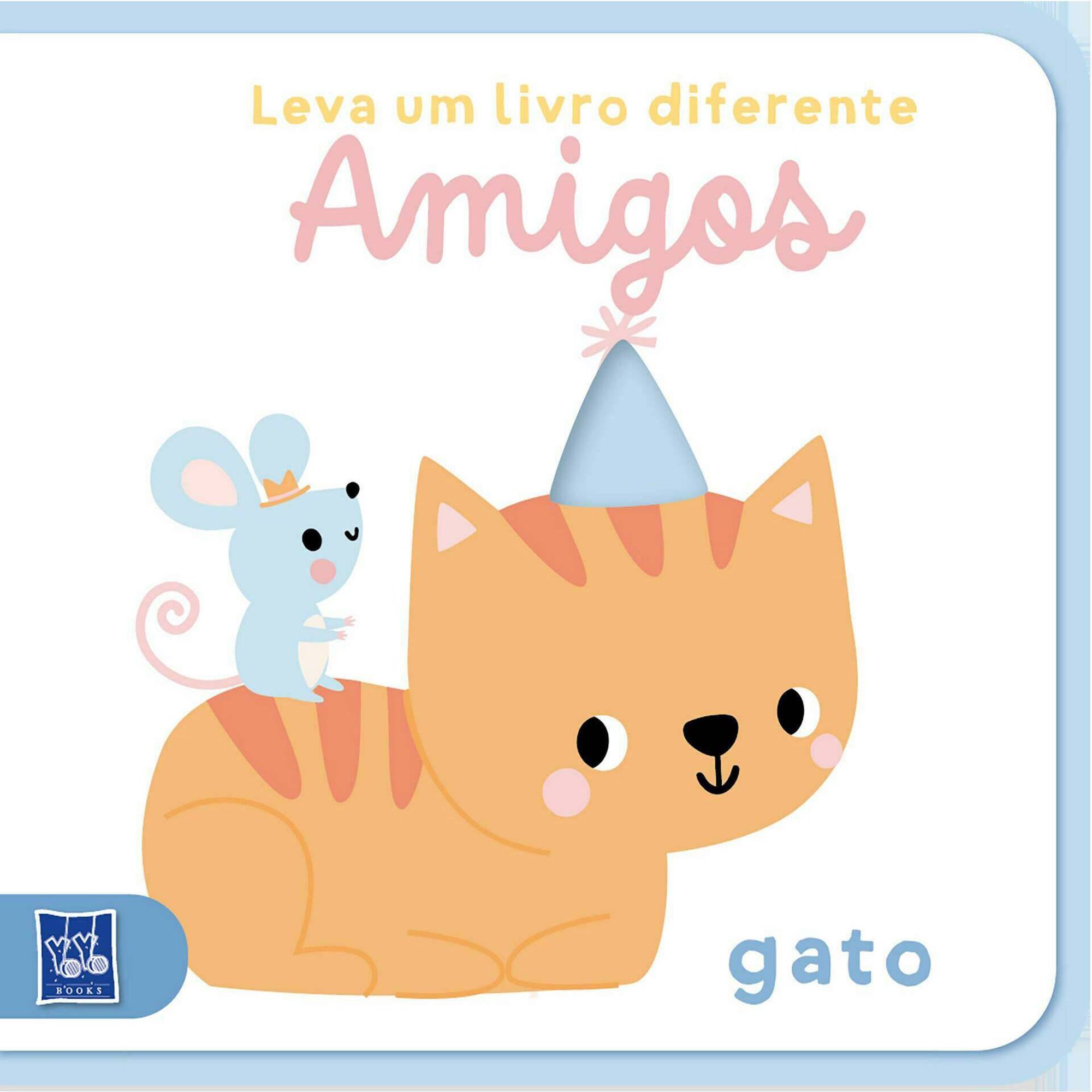 Leva um Livro Diferente Amigos - Gato