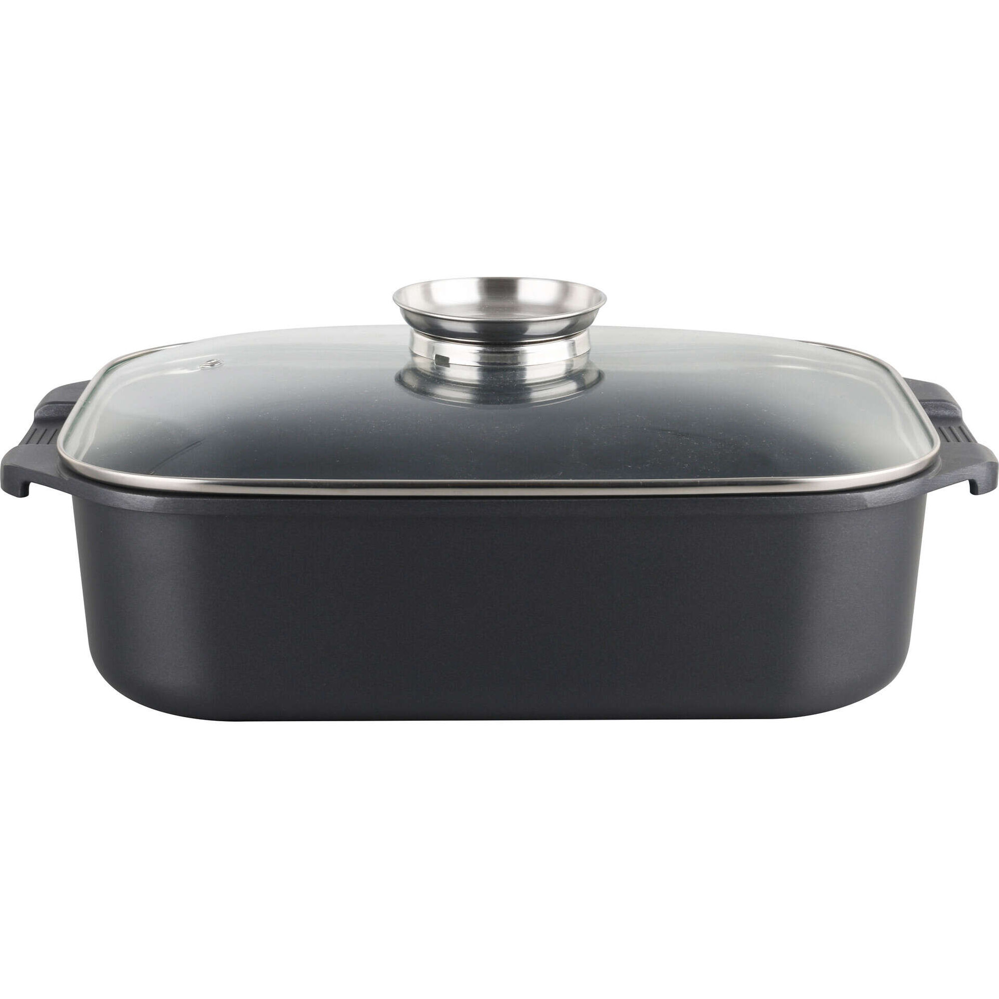Assadeira Forno 34x24cm Preta Kasa