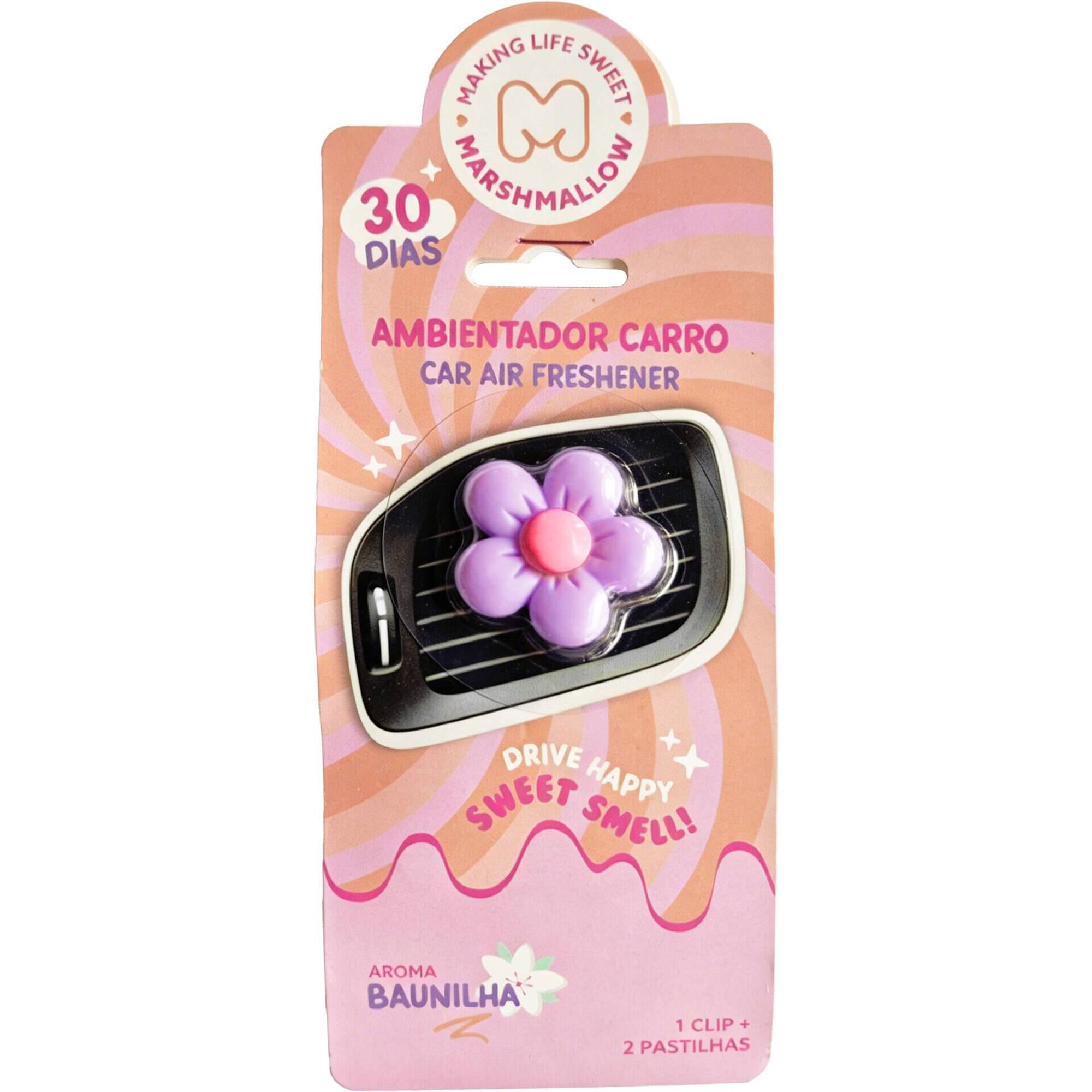 Ambientador Flor Roxa Baunilha Marshmallow