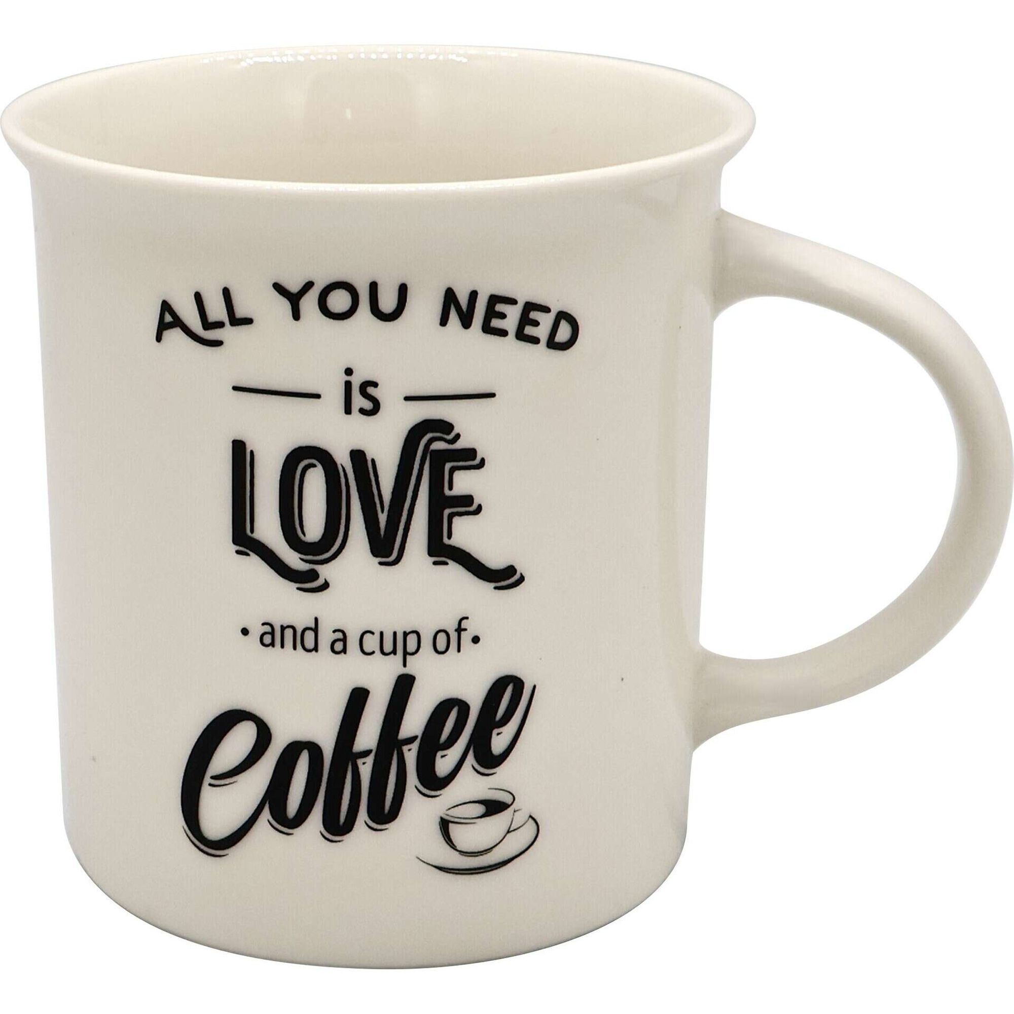 Caneca 320ml Love Branca Kasa