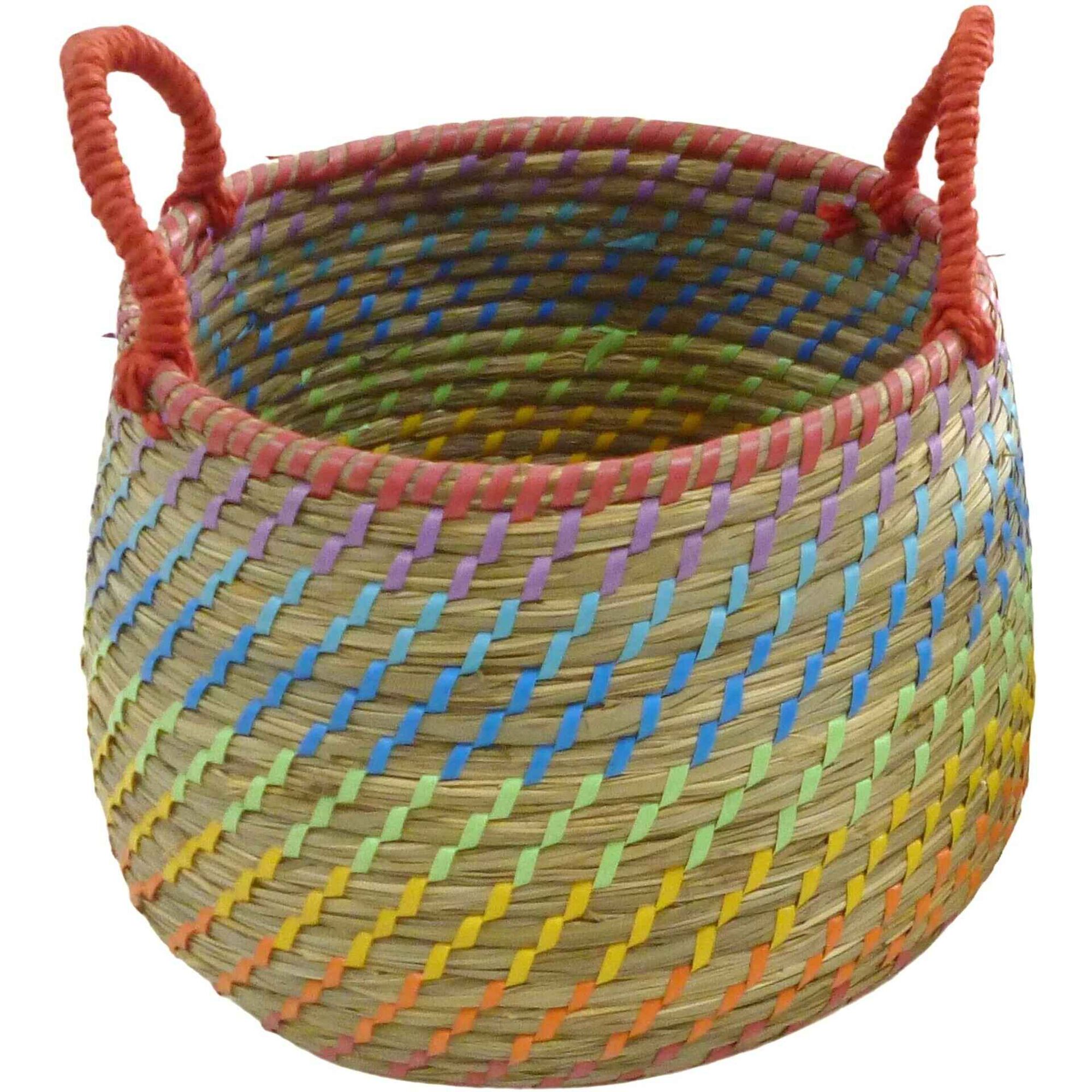 Cesto com Asas 11L Colorido Kasa