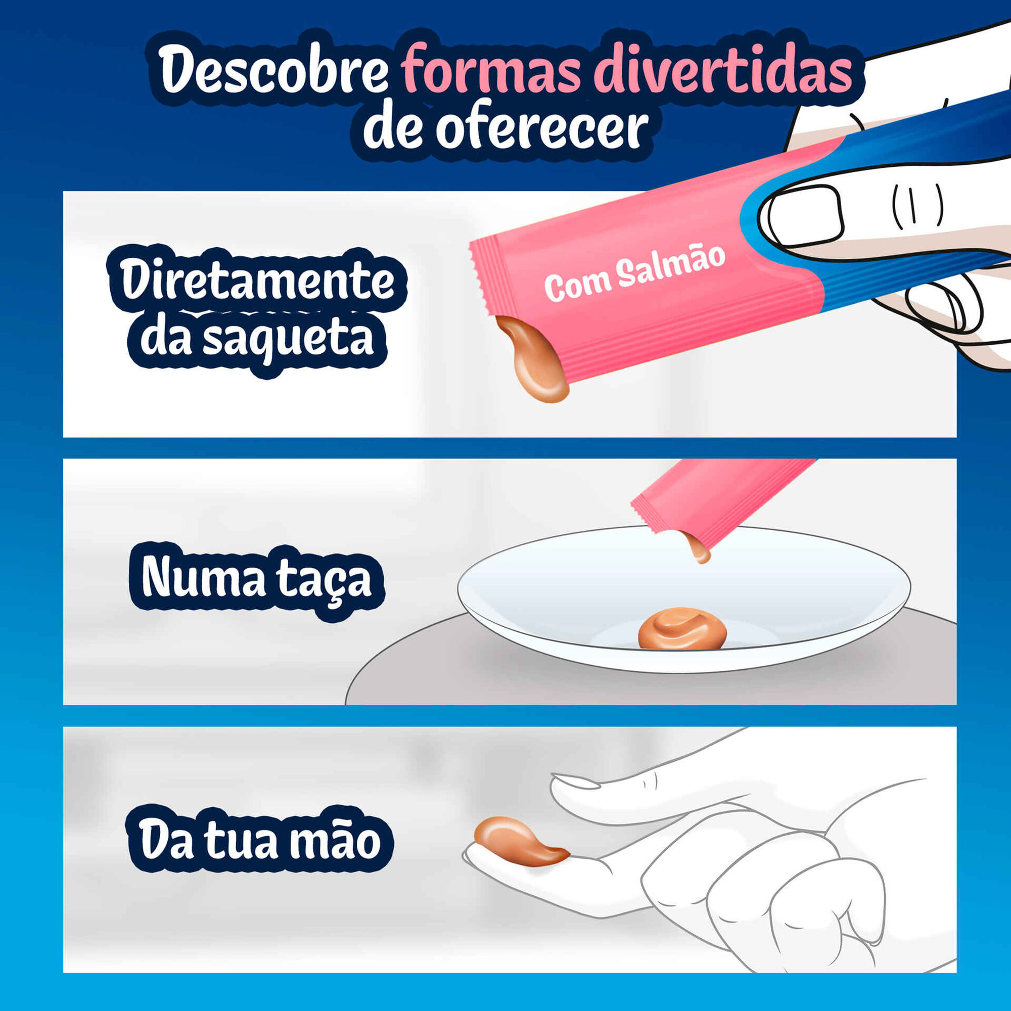 Snack Líquido para Gato Deli Moments Salmão Saquetas