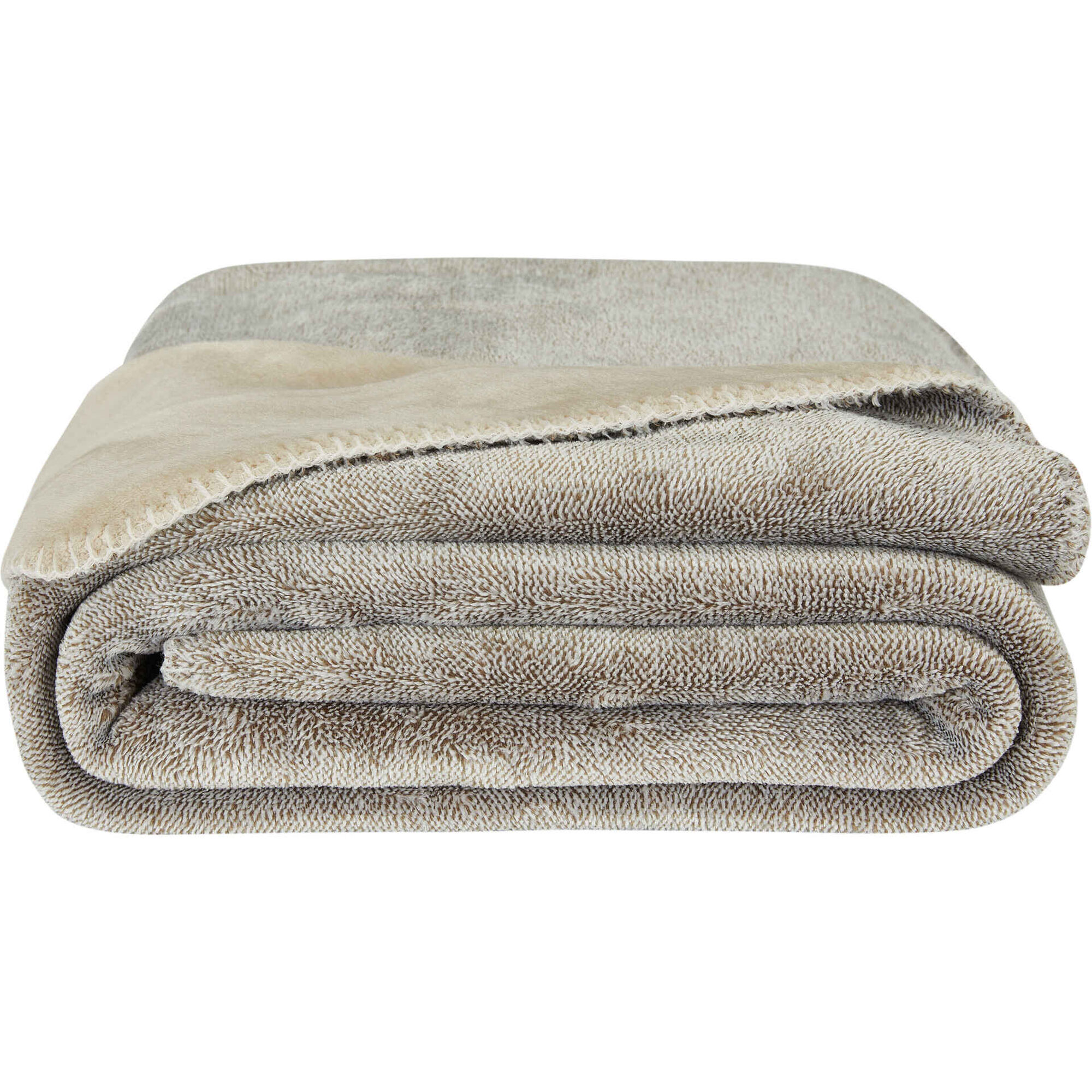 Manta Flanela 130x160cm Taupe