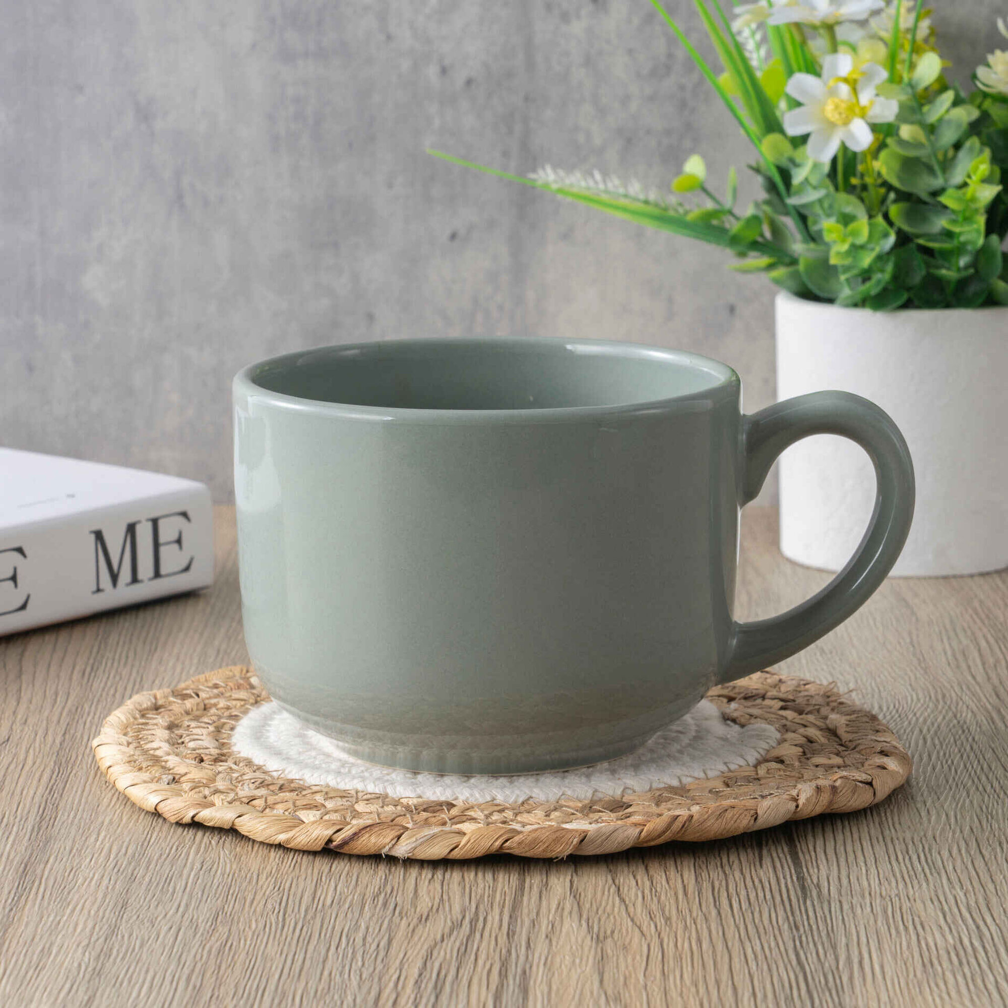 Ch&aacute;vena 640ml Jumbo Verde Kasa