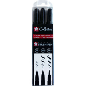 Marcadores Pigma Sensei Ponta Biselada Sakura