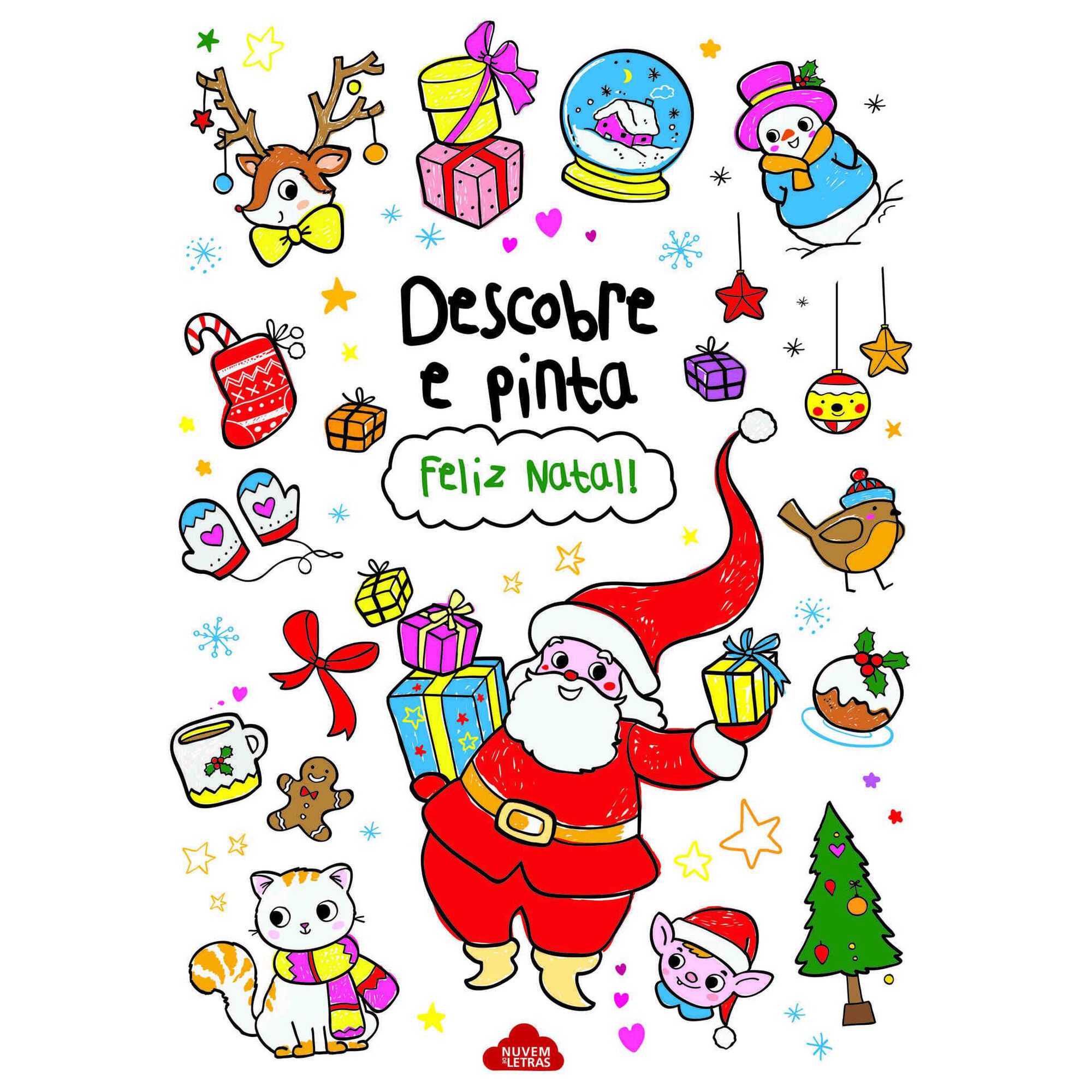 Descobre e Pinta - Feliz Natal