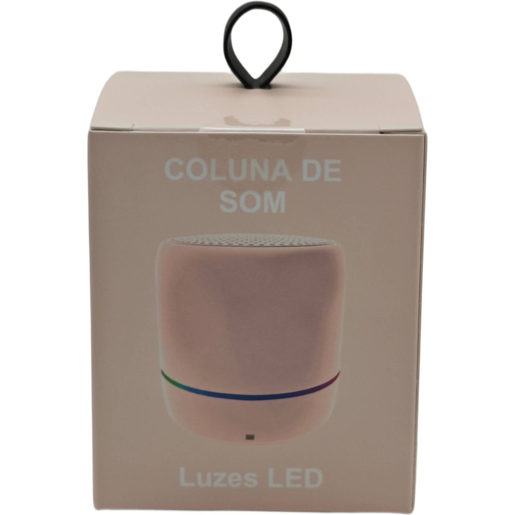 Coluna de Som Bluetooth Rosa Fusion Bazar&atilde;o