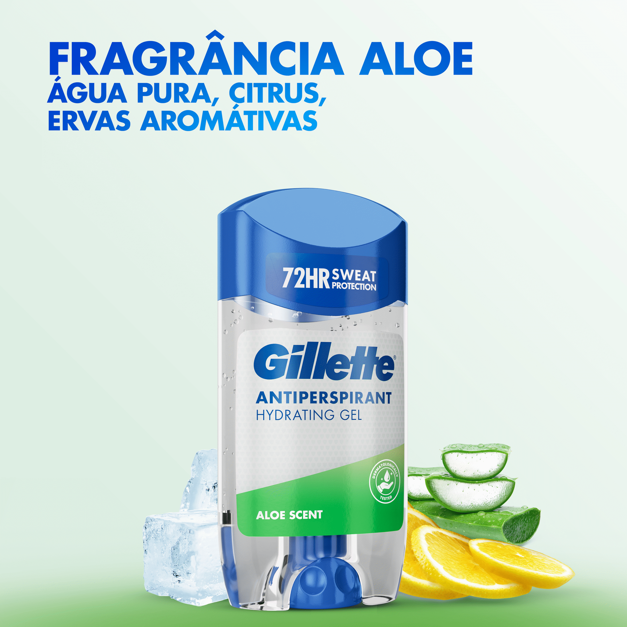 Desodorizante Stick Antitranspirante Hydrating Gel Aloe Vera Gillette