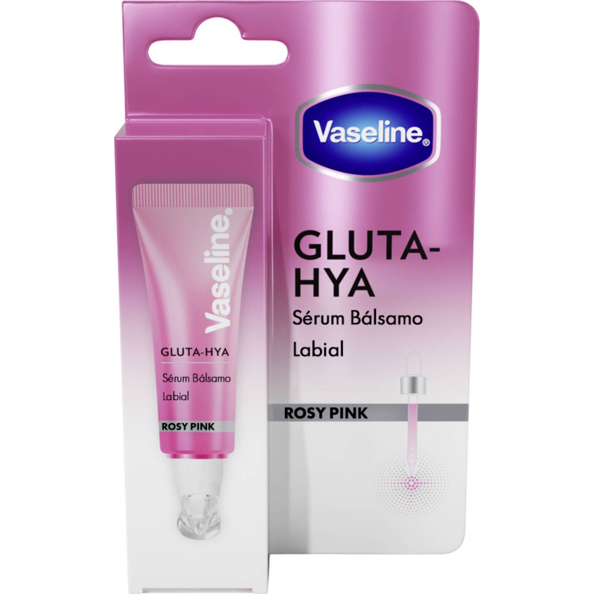 Batom S&eacute;rum Gluta-Hya Rosy Vaseline