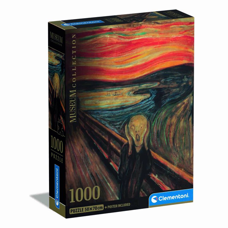 Clementoni - Puzzle Museum - Munch The Scream 1000 Peças