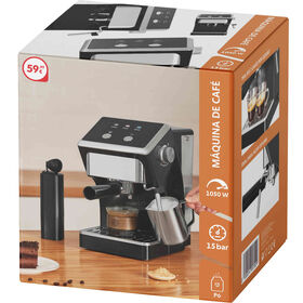 M&aacute;quina de Caf&eacute; Expresso Manual 1050W Preta Bazar&atilde;o