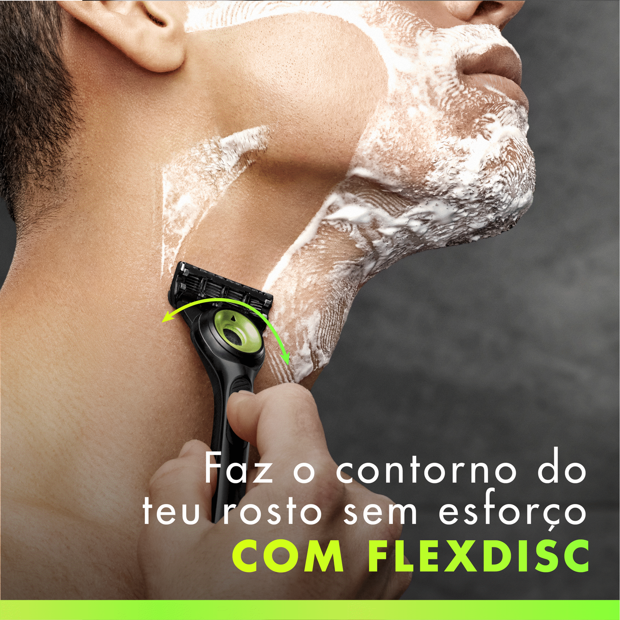 Máquina de Barbear Neon Night + 2 Recargas com Estojo de Viagem