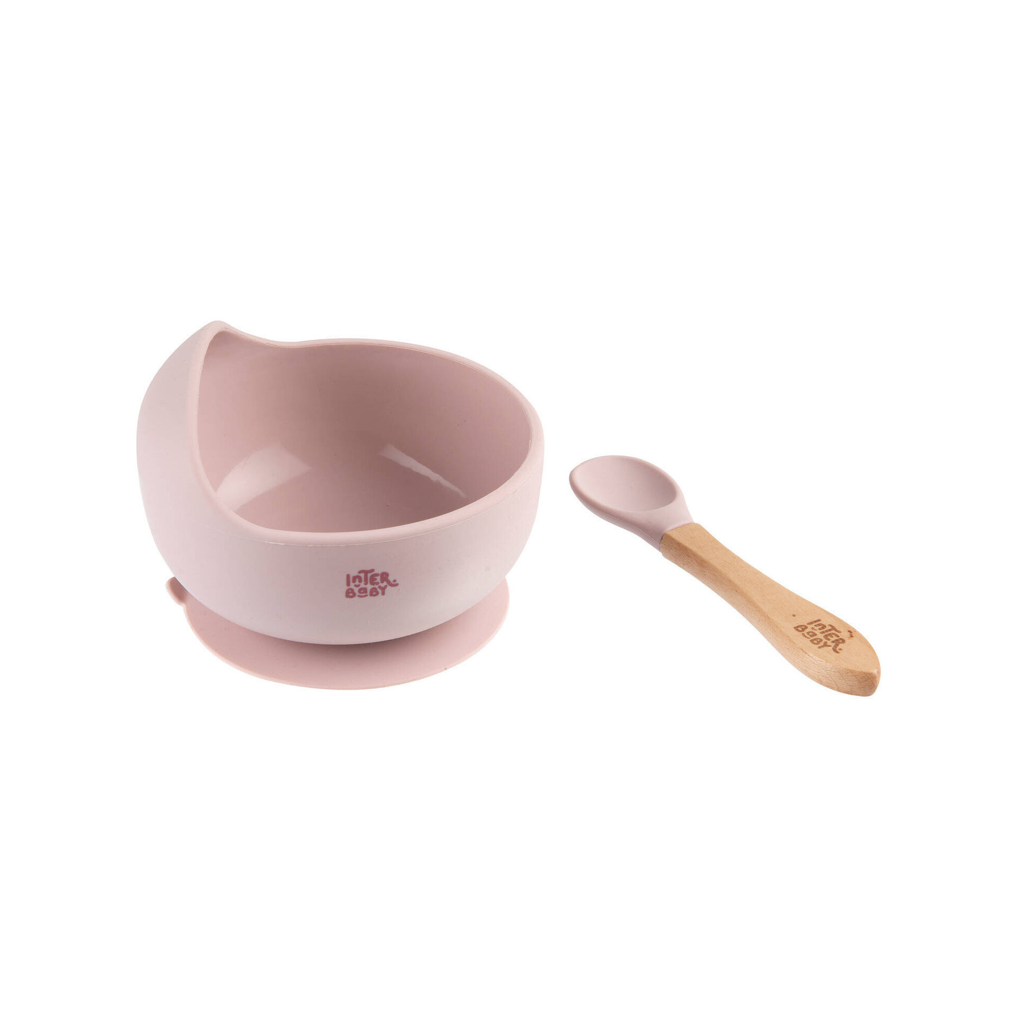 Taça e Colher Madeira E Silicone