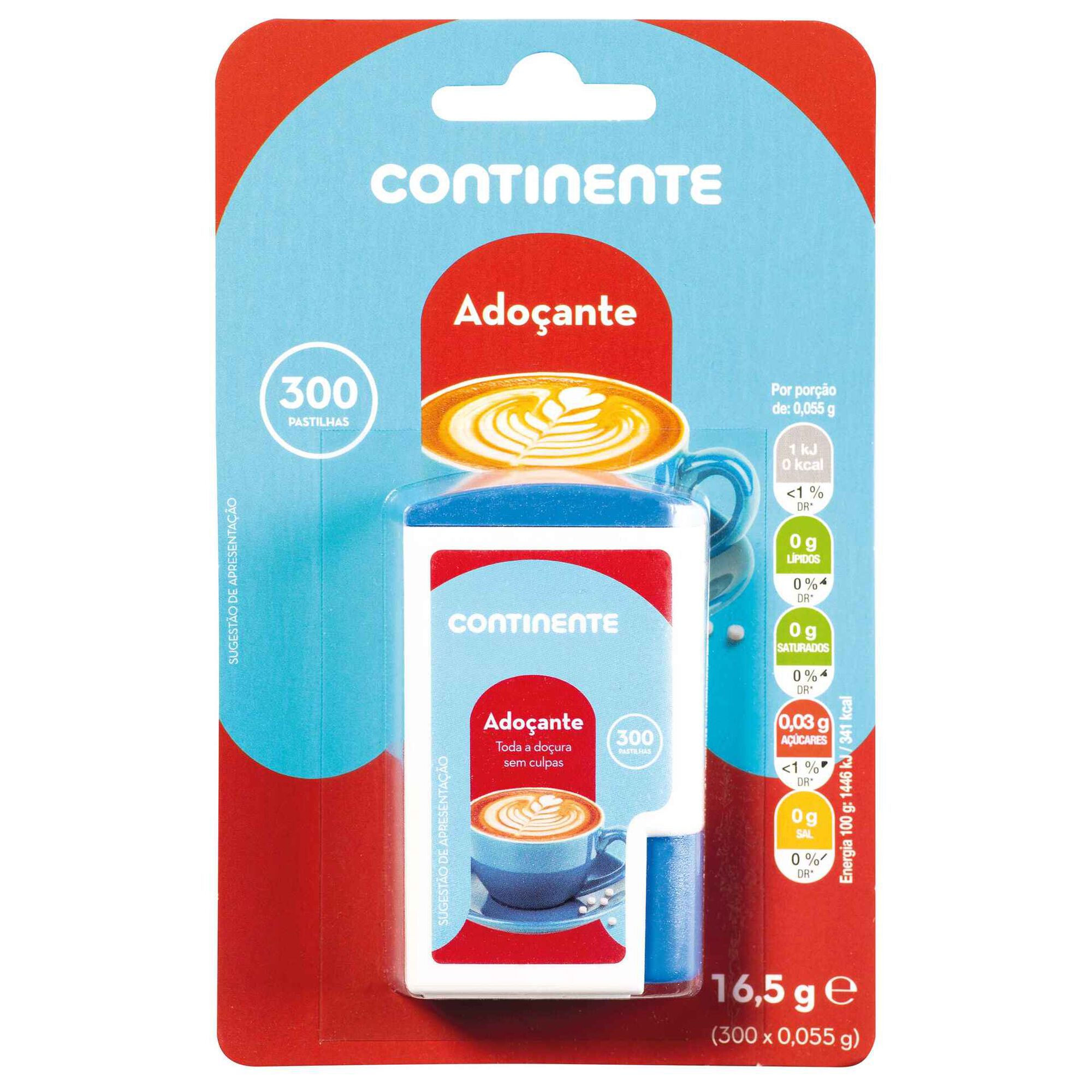 Adoçante com Doseador 300 Pastilhas