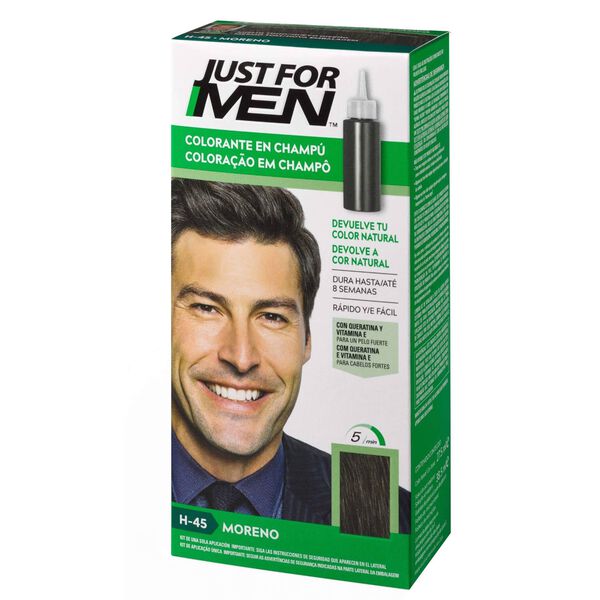 Coloração Temporária Cabelo Moreno Just For Men