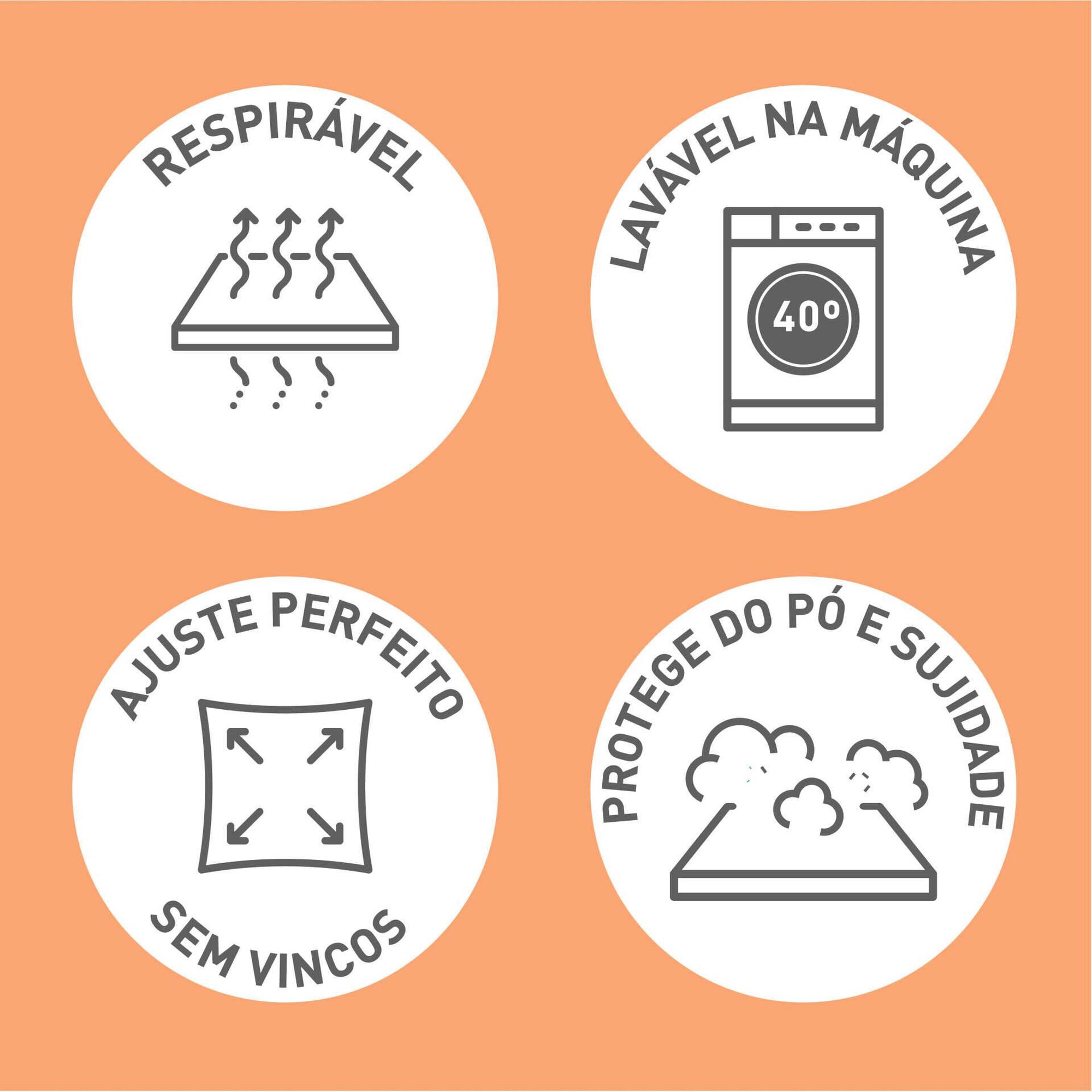 Protetor de Colch&atilde;o N&atilde;o Imperme&aacute;vel Ajust&aacute;vel Kasa