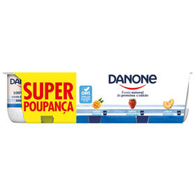 Iogurte Aroma Morango, Manga e Pêssego