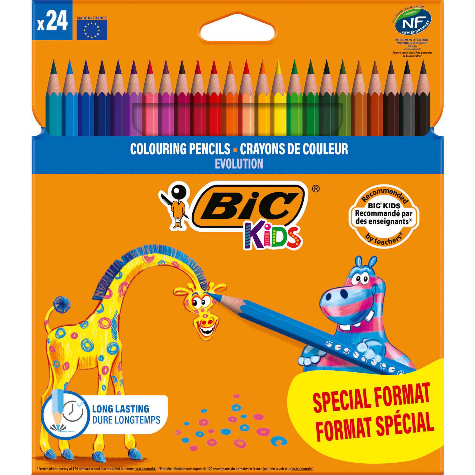 L&aacute;pis de Cor Kids Evolution Bic