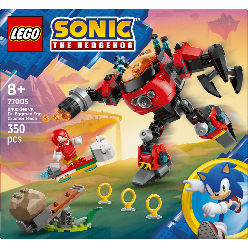 LEGO Sonic The Hedgehog - Knuckles Vs Robô Egg Crusher - 77005