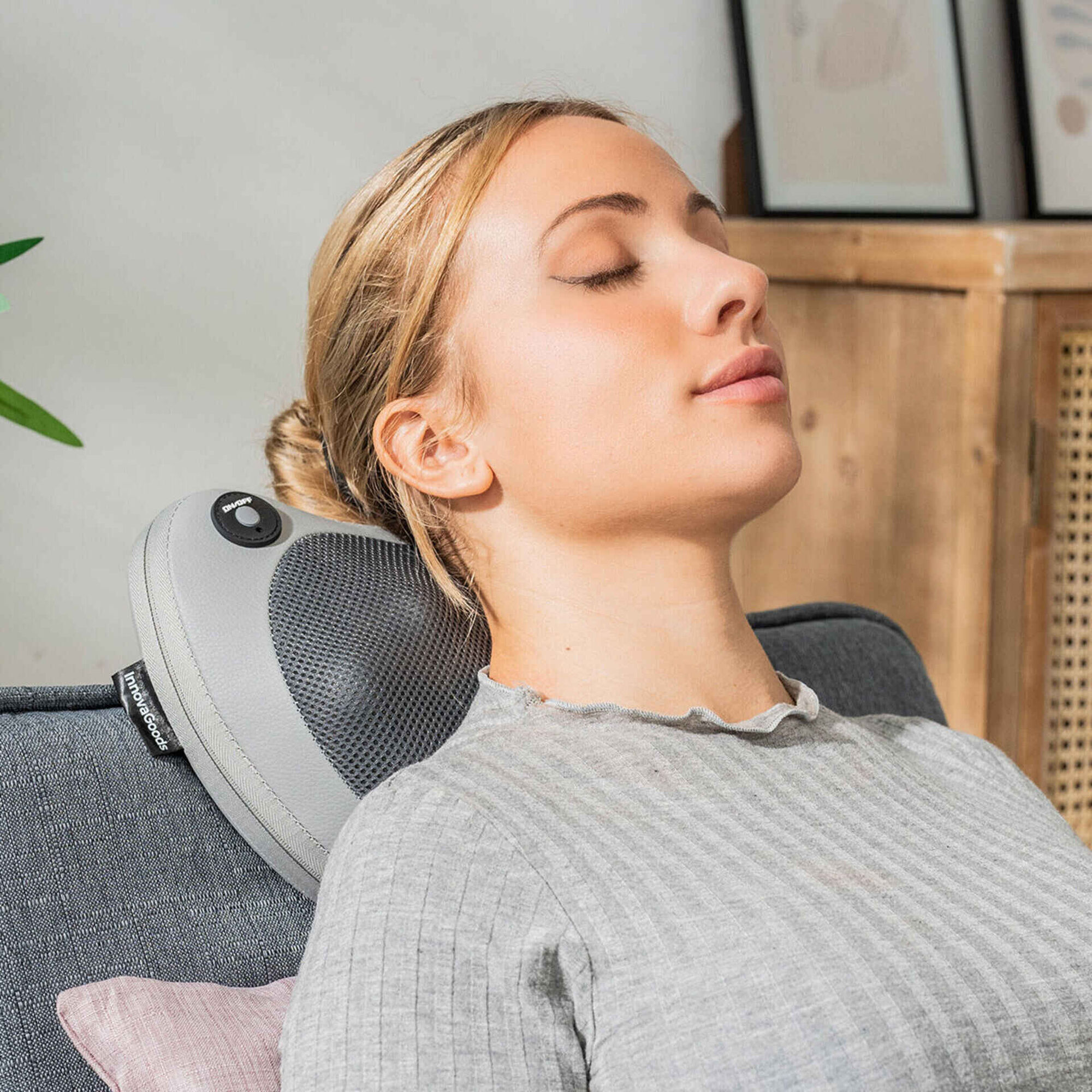 Massajador Shiatsu Compacto Recarreg&aacute;vel Kompatsu InnovaGoods