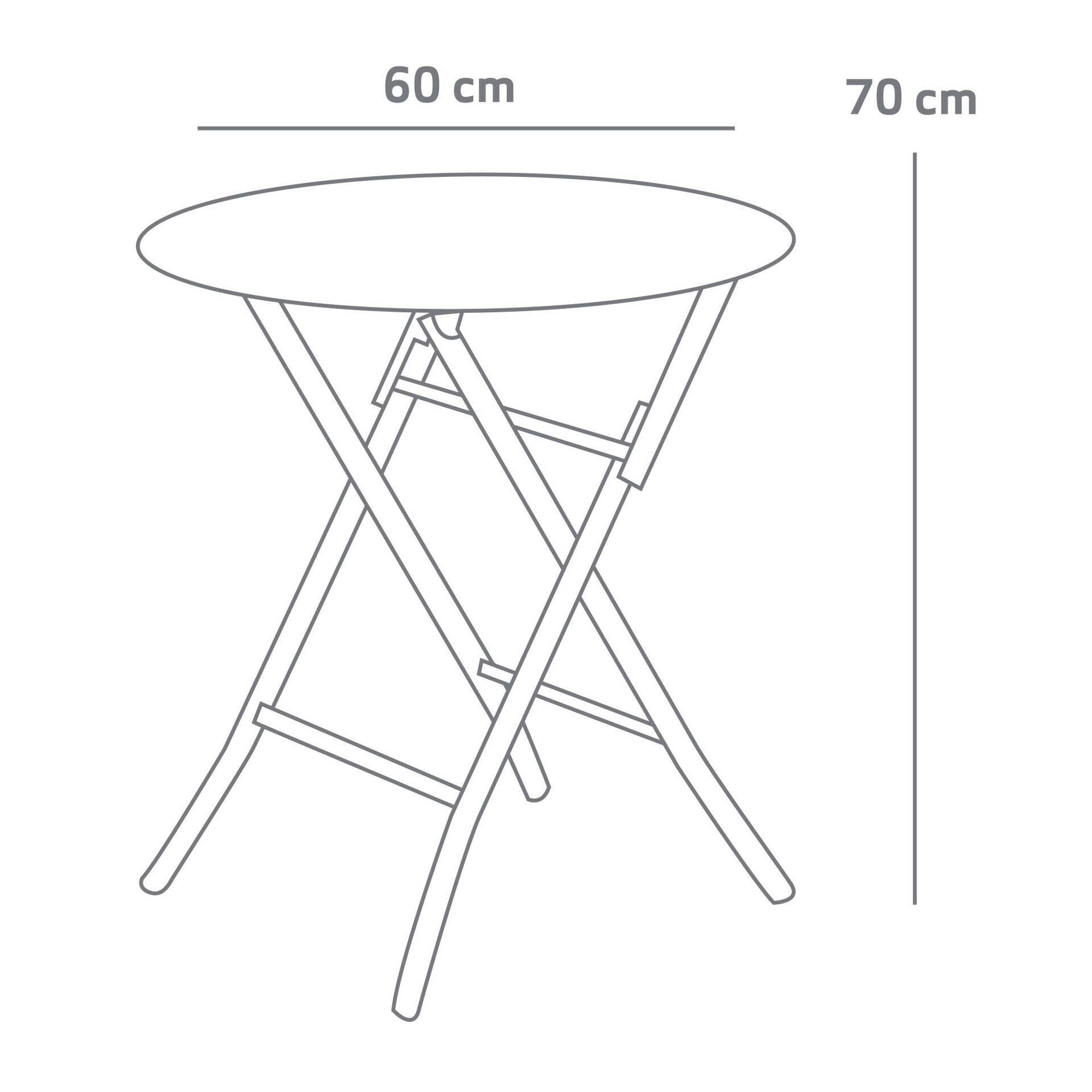 Conjunto de Refei&ccedil;&atilde;o Mesa e 2 Cadeiras Terracota A&ccedil;ores Kasa