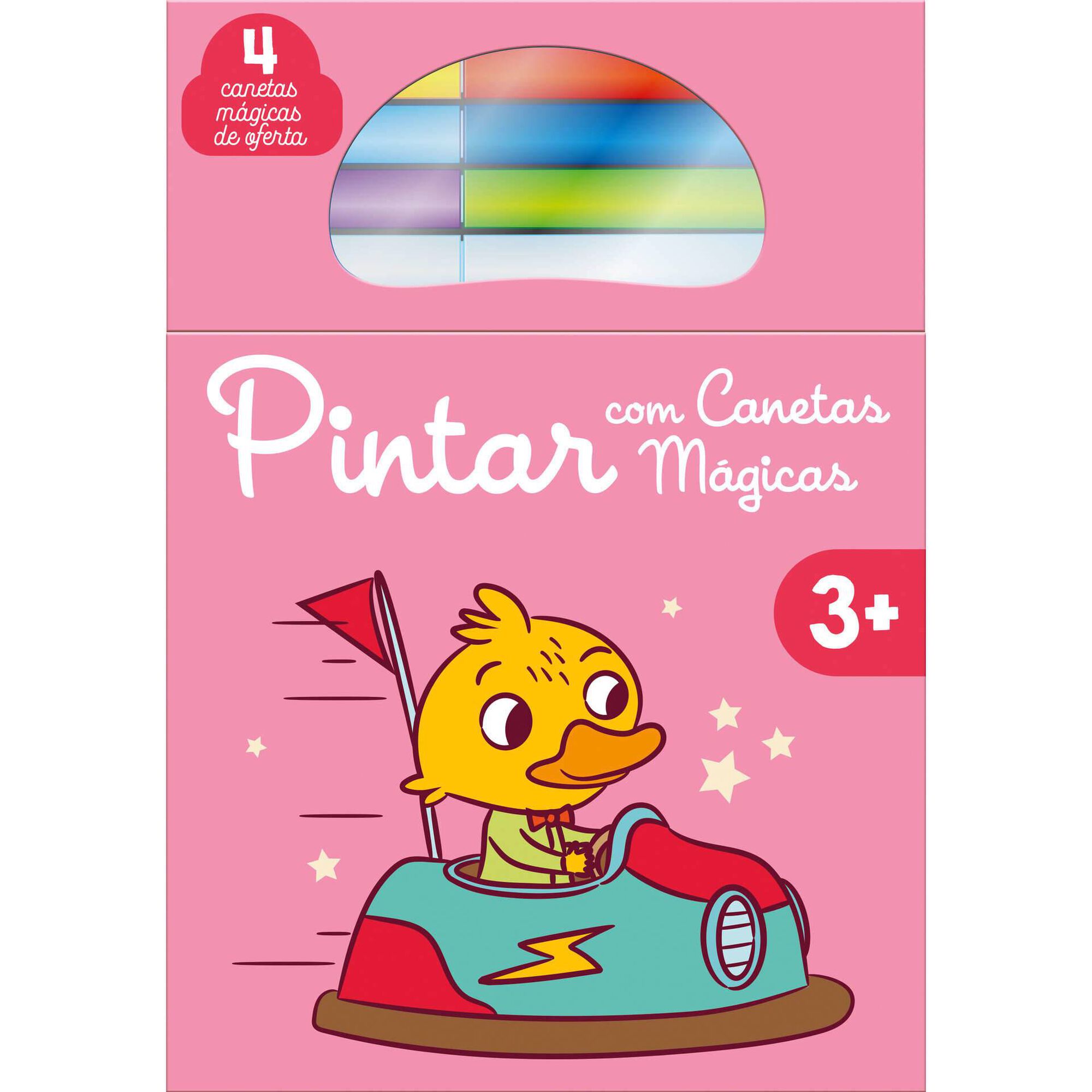 Pintar com Canetas Mágicas - Rosa 3+