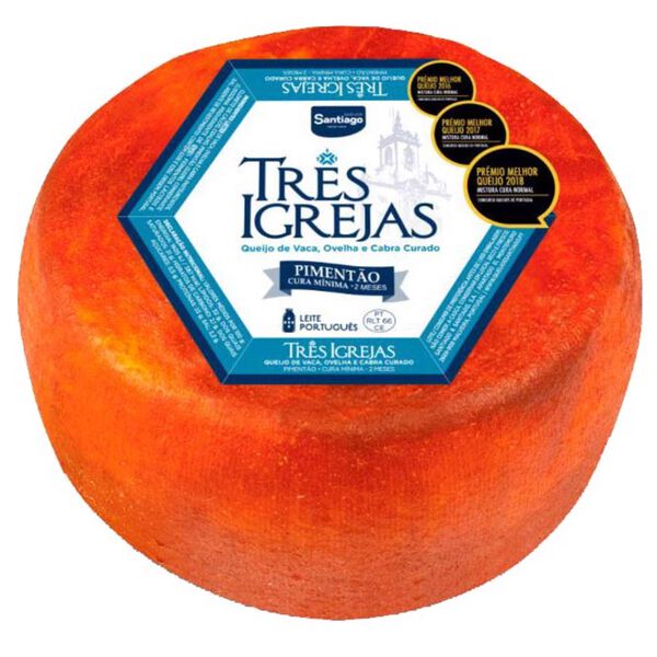 Queijo de Mistura Curado Pimentão Três Igrejas