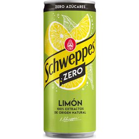 Refrigerante em Lata com G&aacute;s Lim&atilde;o Zero Schweppes