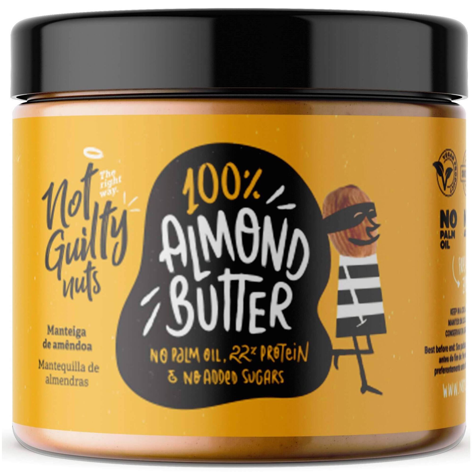 Manteiga de Amêndoa 100% sem Glúten