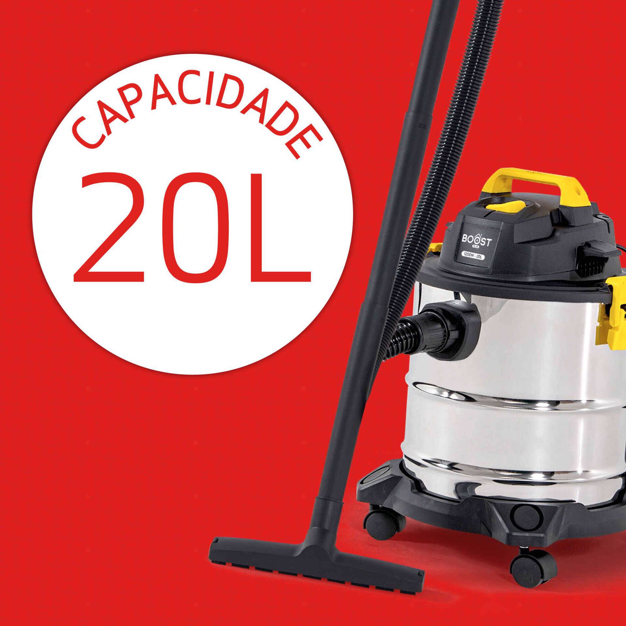Aspirador S&oacute;lidos e L&iacute;quidos 20L Boost
