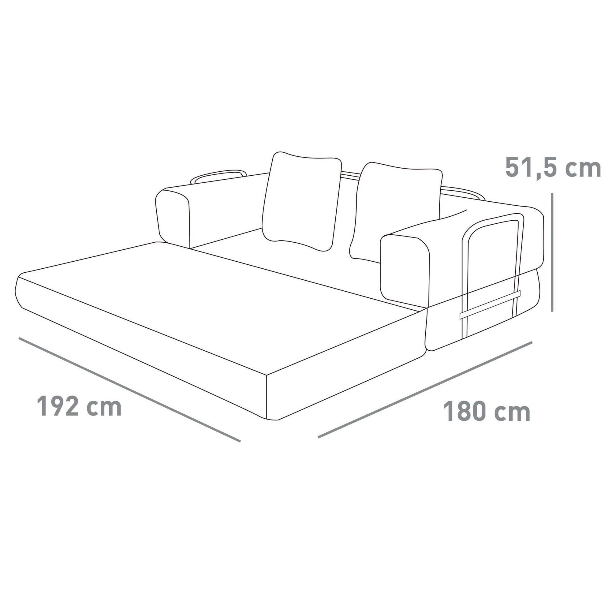 Sof&aacute; Compressivo Multi Posi&ccedil;&otilde;es Castanho Kasa