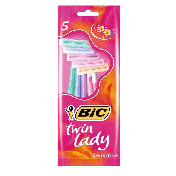 Lâminas Descartáveis Twin Lady Sensitive Bic