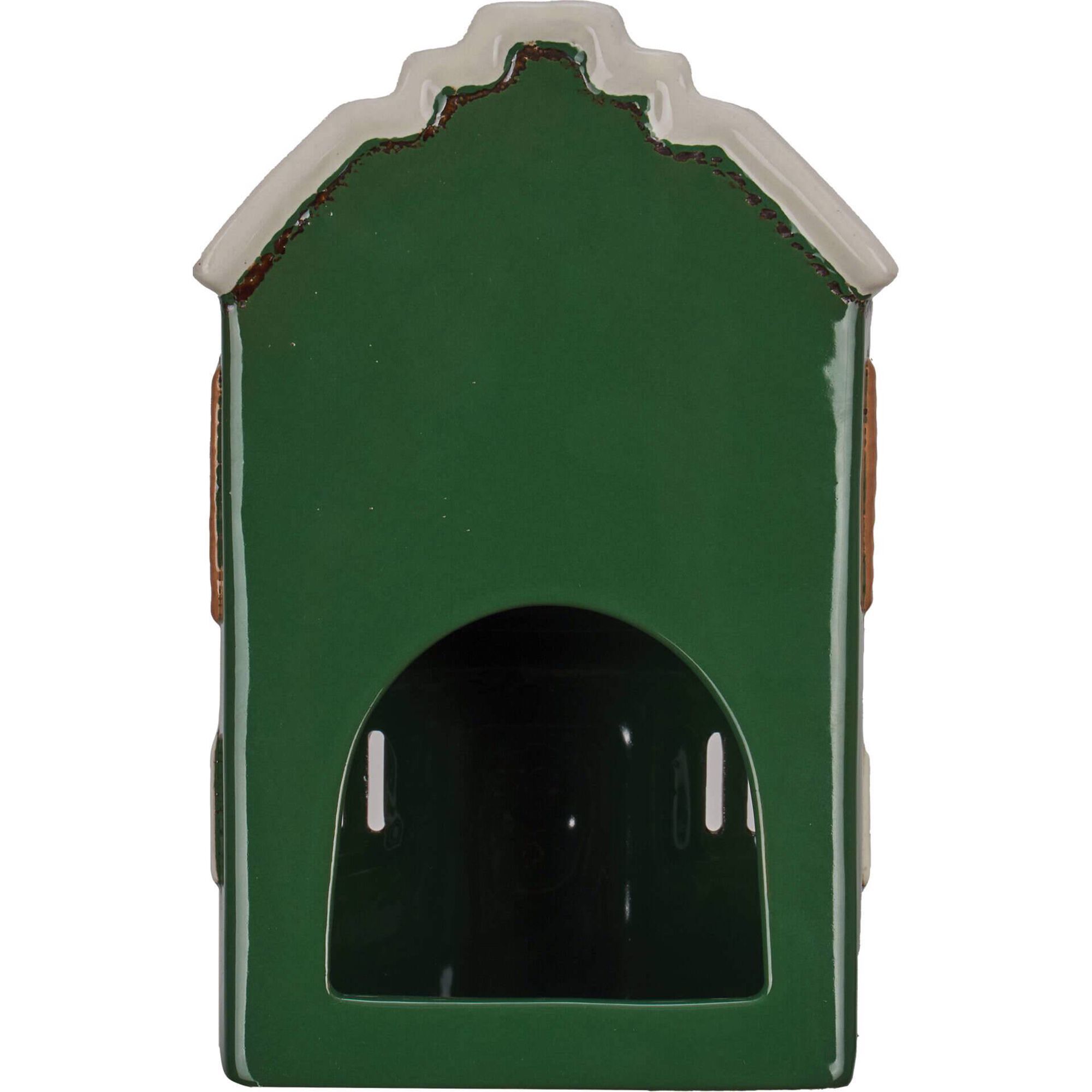 Casa Cerâmica 20cm Verde