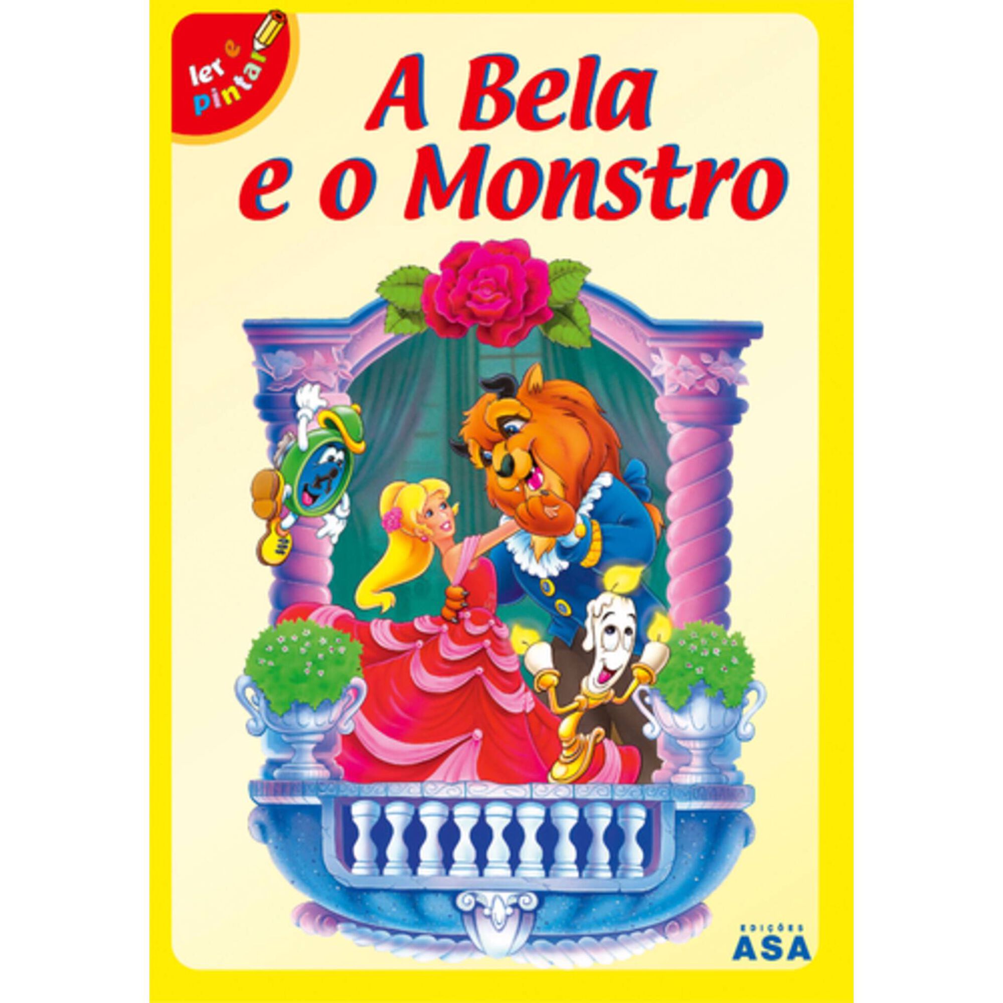 Ler e Pintar - A Bela e o Monstro de Asa